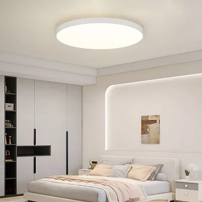 Produktbild von LED Deckenleuchte Rund 36W Deckenlampe 3000K Warmweiß Küchenlampe für Wohnzimmer Schlafzimmer Flur Keller Bad Durchmesser 37CM