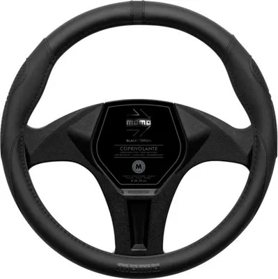 Obrázok produktu pre Poťah volantu MOMO MOMLSWC0SUPBE čierny Ø 38-39 cm