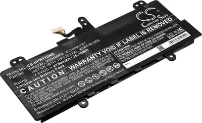 Produktbild von TECHTEK Laptop Akkus Kompatibel mit [HP] Pavilion 11-S001TU, Pavilion 11-S002TU, Pavilion 11-S003TU Ersetzt 823909-141, für 824538-005, für 824538-