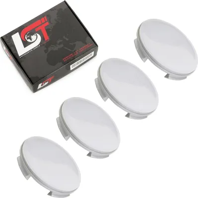 Produktbild von 4x Radnabenkappe Felgendeckel Grau ø 60mm für KIA HYUNDAI DAEWOO DAIHATSU