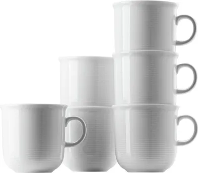 Produktbild von Thomas Trend weiss Becher mit Henkel 0,36 l Set 6tlg