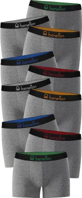 Produktbild von United Colors of Benetton 10er Pack Boxershorts, atmungsaktiv und hautfreundlich