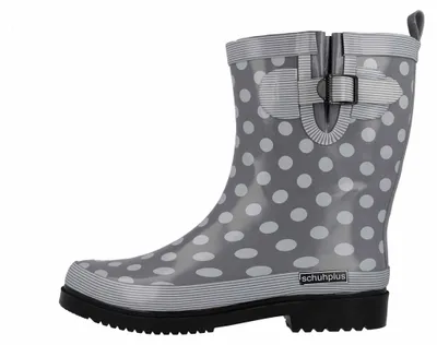 Produktbild von schuhplus Gummistiefel in Übergrößen Grau Dorin-k-Grau große Damenschuhe