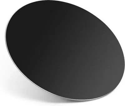 Produktbild von Aluminium Dampfschutzmatte - Rutschfeste Gummidichtung - Rund - Schwarz
