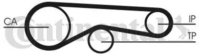 Produktbild von Continental ContiTech CT1239 Zahnriemen für CITROËN C5 III Kombi (RW) für LAND ROVER Range Rover Sport (L320) für JAGUAR XF (J05, CC9)
