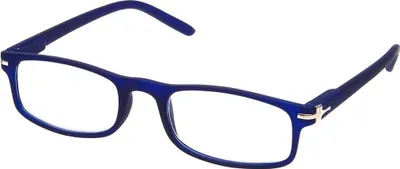 Image de Spectrum Lunettes de lecture bleu mat rectangulaires 3,00