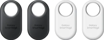 Obrázok produktu pre Samsung Galaxy SmartTag2 Bluetooth tracker, zobrazenie kompasu, vyhľadávanie v okolí, s výdržou batérie až 500 dní, vodotesný, čierny/biely (4 ks)