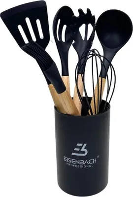 Produktbild von Eisenbach A0022A: 7-teiliges Küchenutensilien-Set - Holz