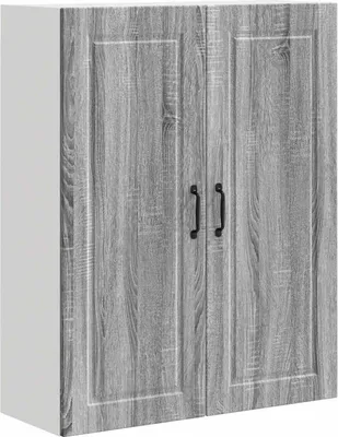 Image de Armoire murale vidaXL PORTO, gris Sonoma, 80 x 31 x 100 cm, aggloméré