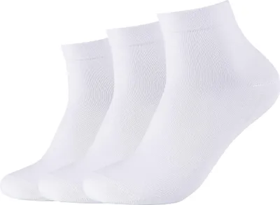 Produktbild von Camano Bio Uni-Kurzsocken 3 Paar weiß 39 - 42