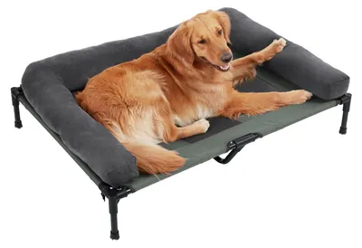 Hundebett erhöht 110x80x18 cm, doppelseitig, bis 30 kg