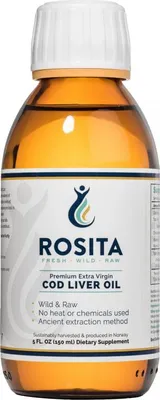 Obrázok produktu pre Rosita extra panenský olej z tresčej pečene, 150 ml