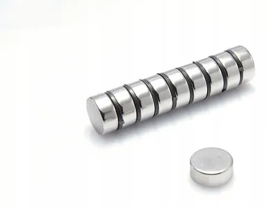 Produktbild von Neodym-Magnet, zylindrisch, MW 12x5 mm N38, 50 Stück