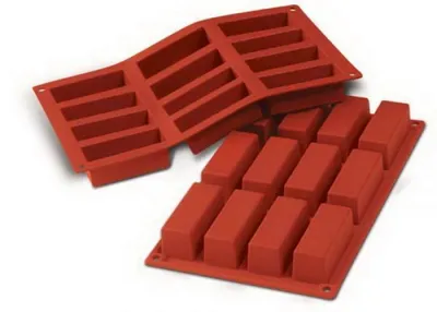 Produktbild von Sf026 Kuchen - Silikonform 79X29 H30 Mm