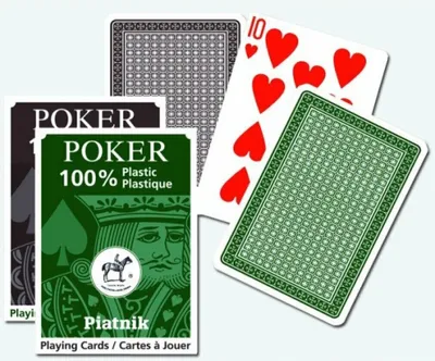 Obrázok produktu pre Karty pojedyncze talie plastik Poker