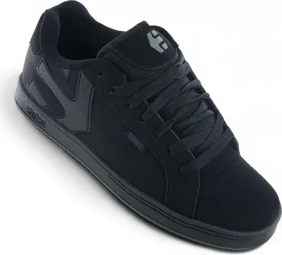 Image de Etnies Fader Hommes Lacets Suede Synthétique Chaussures de sport Noir - 7 Royaume-Uni - 41 EU - 8 US / Noir