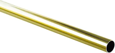 Zdjęcie produktu dla Rura szafy ø 25 mm, długość szafy 1000 mm, mosiądz pozłacany