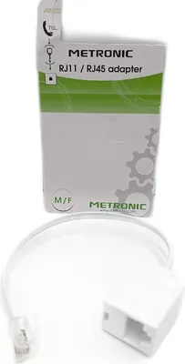 Produktbild von Metronic 495222 Adapter RJ11 männlich RJ45 weiblich Kameraverbindung