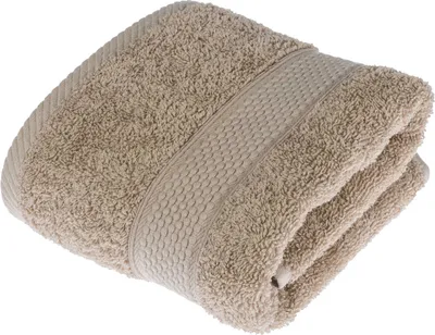 Produktbild von HOMESCAPES Frottee Handtuch 100% Baumwolle Handtuch 50x90cm - beige