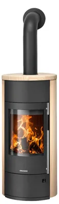 Produktbild von Oranier | Kaminofen | Polar Neo W+ | 8 kW | Stahl Schwarz, Sandstein
