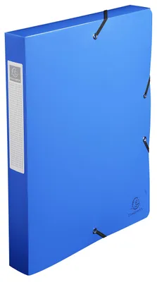 Productafbeelding van Notitieblok met elastiek, polypropyleen, A4, 40 mm, EXACOMPTA "Opak", blauw