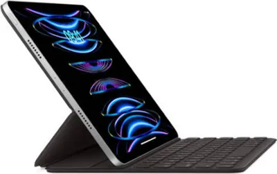 Image de Clavier Apple Smart Folio pour l'Apple iPad Air 11 pouces (2025) M3 / (2024) M2 / Air 5 (2022) / Air 4 (2020) / Pro 11 (18/20/21/22) - AZERTY / FR - Noir