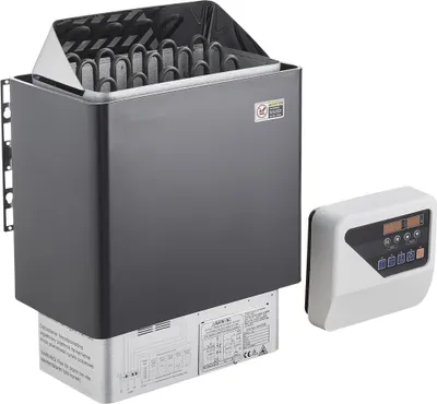 Zdjęcie produktu dla elektryczny piec do sauny o mocy 8 kW - Piec do sauny z cyfrowym sterownikiem - Odpowiedni do pomieszczeń spa o kubaturze 8-12 m³