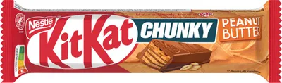 Zdjęcie produktu dla KitKat Chunky Peanut Butter chrupiący wafelek z mleczną czekoladą 42g