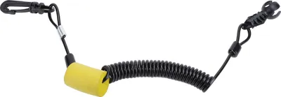 Image de Jet Ski Tether Key Lanyard Câble élastique 278003092 Câble d'apprentissage anti-vol et kit de clips pour Sea -Doo GTI GTR GTX Spark