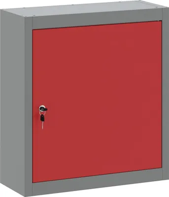 Obrázek produktu pro vidaXL Skříňka na nářadí s policí červená a šedá 50 x 20 x 55 cm