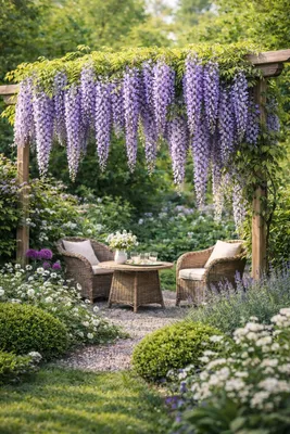 Produktbild von Wisteria floribunda ‘Naga Noda’ 180–200 cm – Japanischer Blauregen, duftende Kletterpflanze, lange Blütentrauben, winterhart