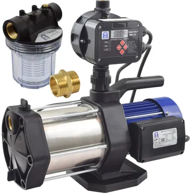 Produktbild von Agora-Tec® Hauswasserautomat Hauswasserwerk 5-1300-18DW-1L mit Pumpensteuerung und Vorfilter