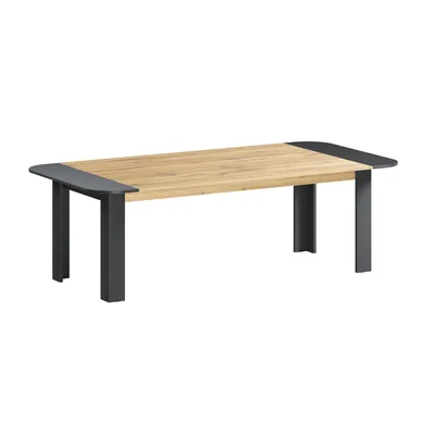 Produktbild von Konferenztisch Anthrazit / Dąb Wotan – 2400 × 760 × 1200 mm