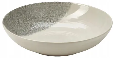 Produktbild von IKEA KRUSTISTEL Tiefer Teller Muster Grau 19 cm