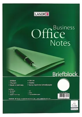 Immagine prodotto di LANDR Briefblock "Business Office Notes", DIN A4, blanko