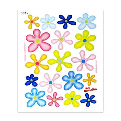 Image de Autocollants fleurs 35 x 25 cm