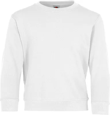 Produktbild von Fruit of the Loom Classic Set-In Sweat Kids ,Farbe: weiß ,Größe: 140