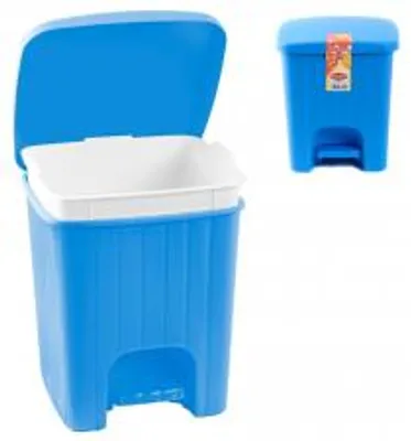 Immagine prodotto di Pattumiera Quadrata Pedalina Lt 4,5 Turchese