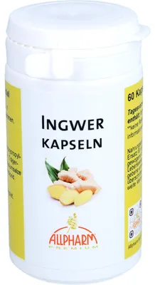 Produktbild von ALLPHARM Ingwer 300 mg Kapsleln, 60 St. Kapseln