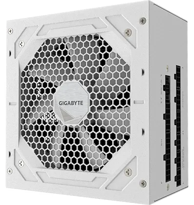 Produktbild von GIGABYTE UD850GM PG5 V2 ICE Netzteil – PCIe Gen 5.1, 80 PLUS Gold, Vollmodulares Design, 120-mm-Lüfter, ATX 3.1-kompatibel, EU-Stecker, 850 W, 100 - 240 V, 50/60 Hz, 12 - 6.5 A, Aktiv, 105 W