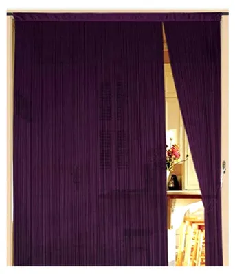 Produktbild von Fadenvorhang 150 cm x 300 cm lila