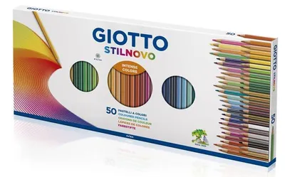 Zdjęcie produktu dla Kredki Stilnovo 50 kolorów GIOTTO