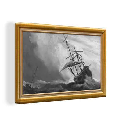 Zdjęcie produktu dla OneMillionCanvasses® - Obrazy na płótnie - 150x100 cm, Sztuka - Malarz - Rama obrazu - Złoto, Druk na ścianie Dekoracja ścienna