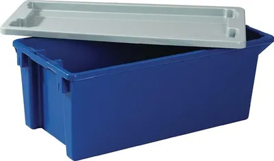 Produktbild von Deckel L800xB400mm grau Polystyrol f.Drehstapelbehälter