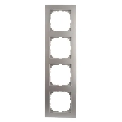 Produktbild von MERTEN Rahmen 4fach aluminium MEG4040-3660