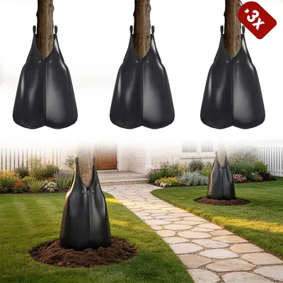Image de YRHome - Lot de 3 sacs d'arrosage pour arbres, 75 L, pour un arrosage goutte à goutte durable dans le jardin