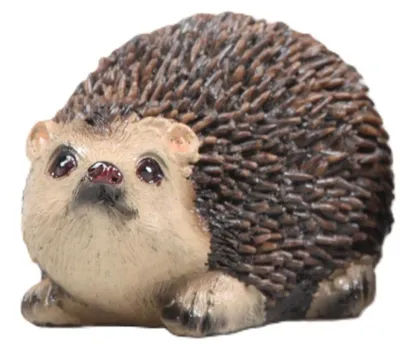 Produktbild von Igel Gartenfigur - innen/ausen - 10 x 7 x 6 cm - Tier-gartenstatuen - Schnauze hoch