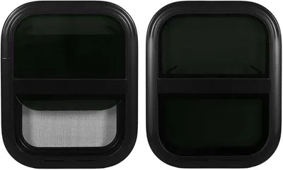 Obrázek produktu pro Izolační sklo do karavanů – tvrzené sklo – 440 × 390 mm – tónované