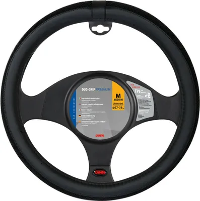 Produktbild von Lampa Duo-Grip Lenkradbezug in Schwarz Skeentex Durchmesser 37/39 cm Größe M