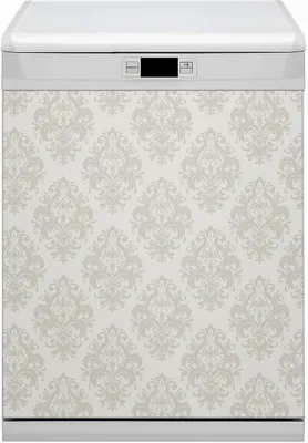 Produktbild von Küche Magnet für Spülmaschine  Abwaschbar 60x80 cm Geschirrspüle  - Damascen -Muster